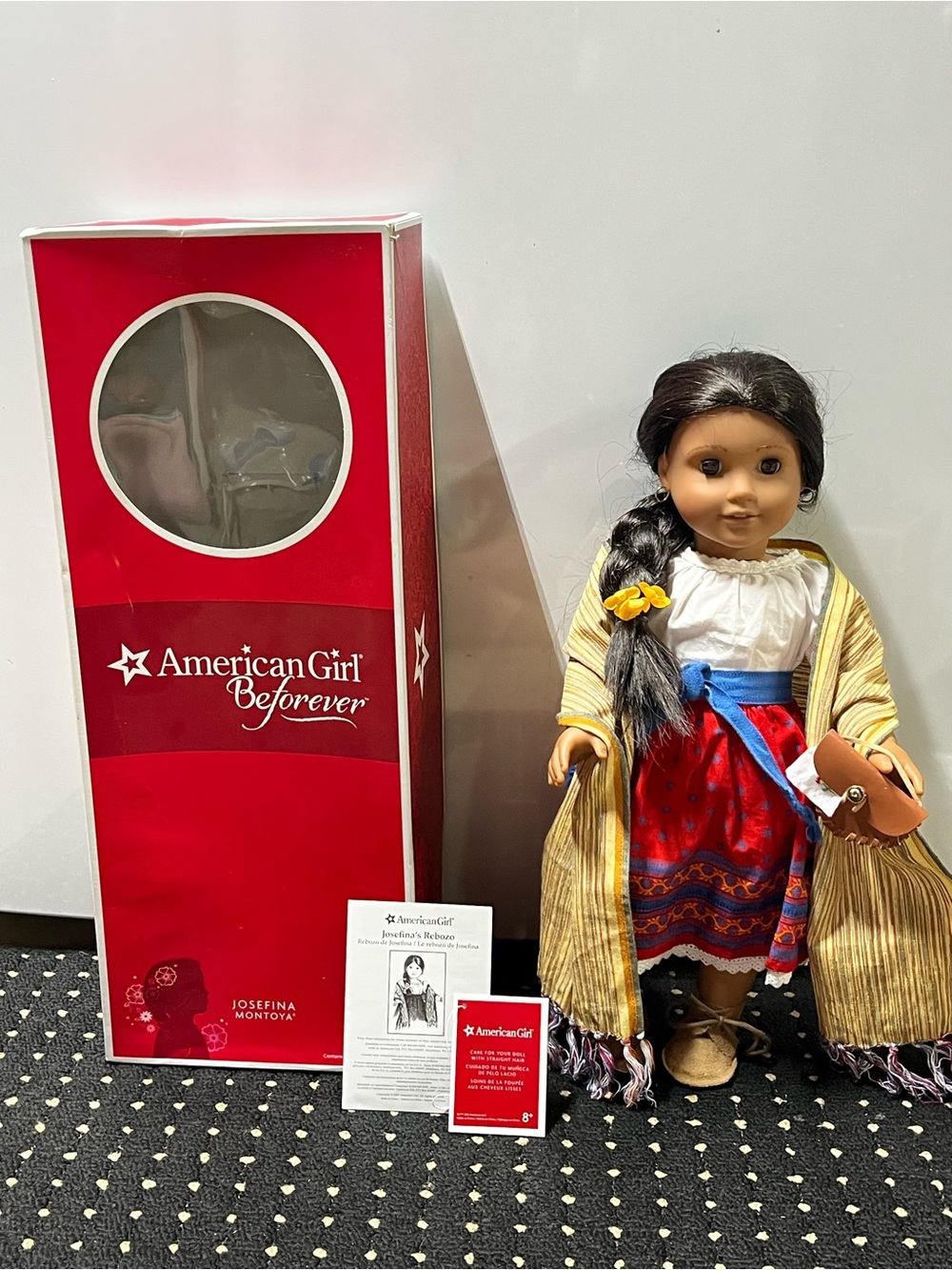 American Girl Josefina Montoya Doll 2014 Design, Original Outfit and Accessories